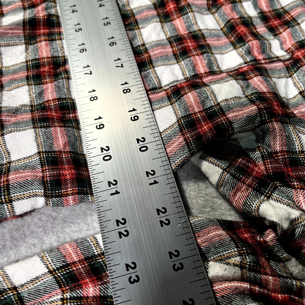 Hollister Flannel Shirt Womens Medium Multicolor Plaid Collared Button Up Casual - Picture 3 of 5